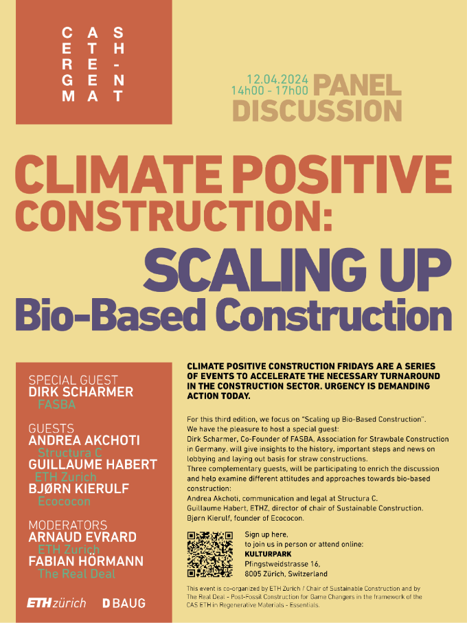 CLIMATE POSITIVE Construction: Scaling Up Bio-Based Construction! Poster